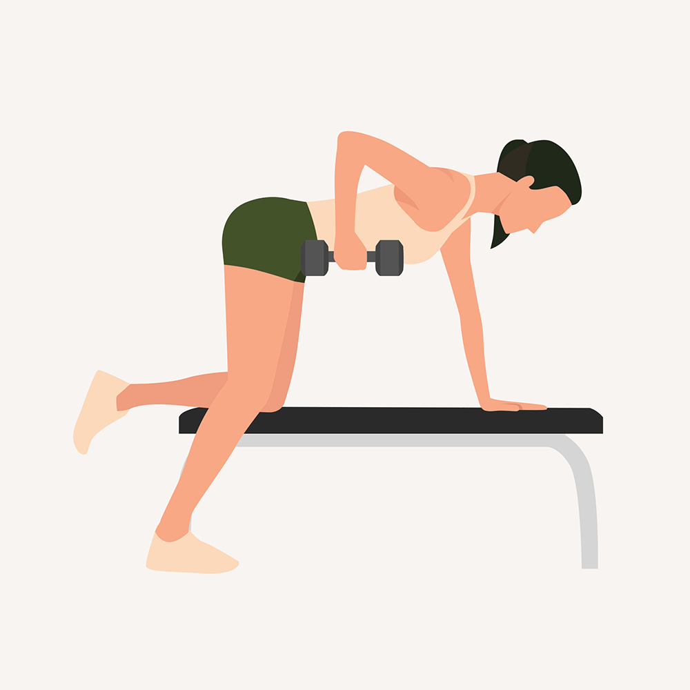 How To Do A One-Arm Dumbbell Row