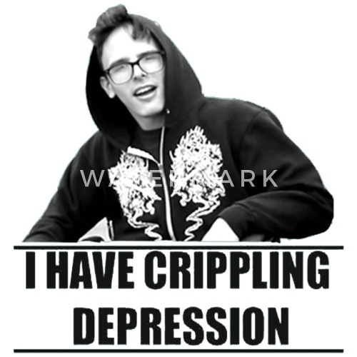 I Have Crippling Depression Men's Premium T-Shirt
