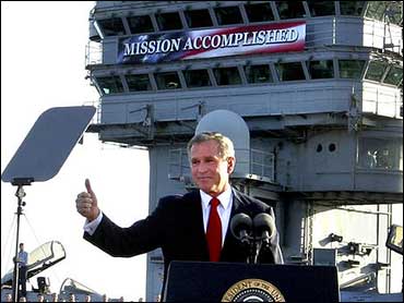 Mission Accomplished Banner Could Go on Display at Bush Library