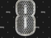 metallic-style-silver-number-eight-iron-number-8-isolated-in-vector-2S1GX5P