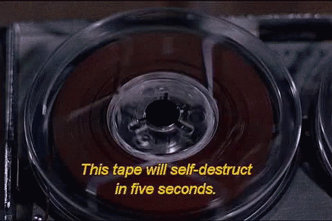 Mission Impossible Self Destruct GIF