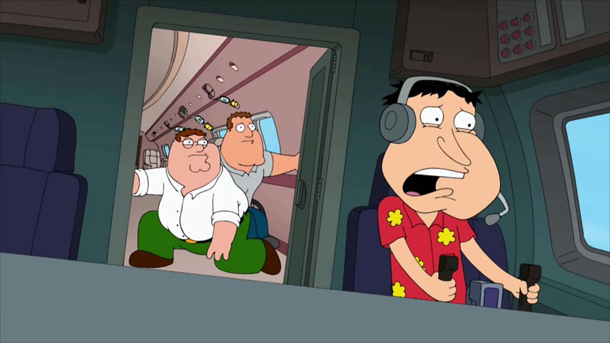Family Guy Plane Crash Scene