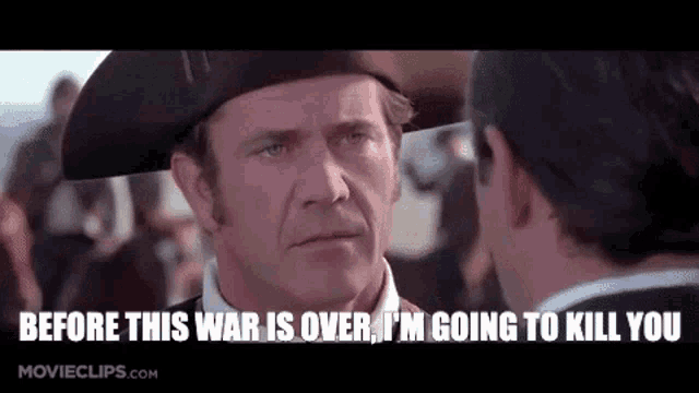 Mel Gibson's emotional intensity