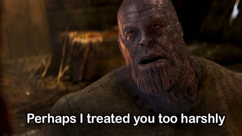 Meme about harsh treatment