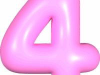 pink-3d-number-4-free-png
