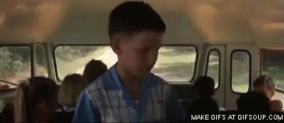 Forrest Gump Seats Taken Gif