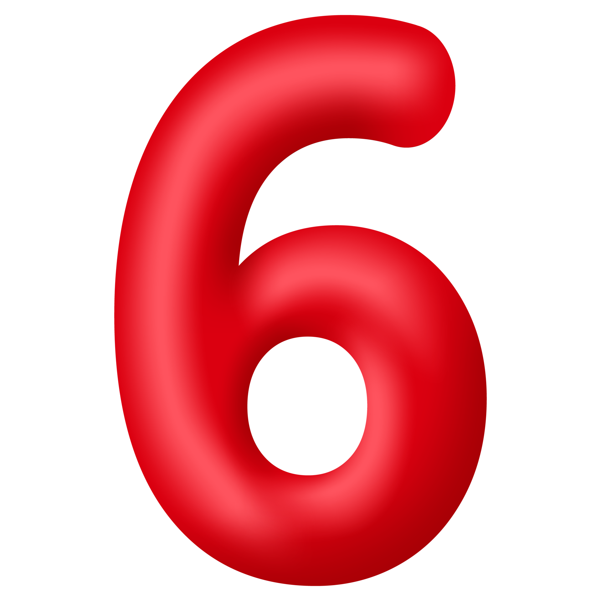 Number Six Png