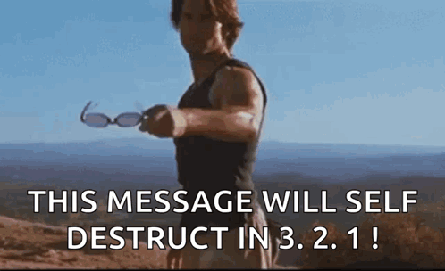 Mission Impossible Self Destruct GIF