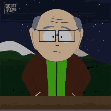 Mr. Garrison sighing