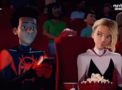 Spider Gwen gliding through dimensions