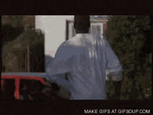 Ricky celebrating