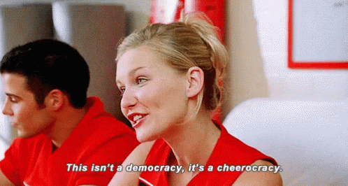 Cheerocracy GIF - Democracy Cheer BringItOn
