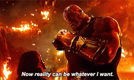 Thanos Reality GIF