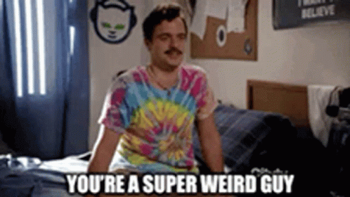 Weird Guy GIF