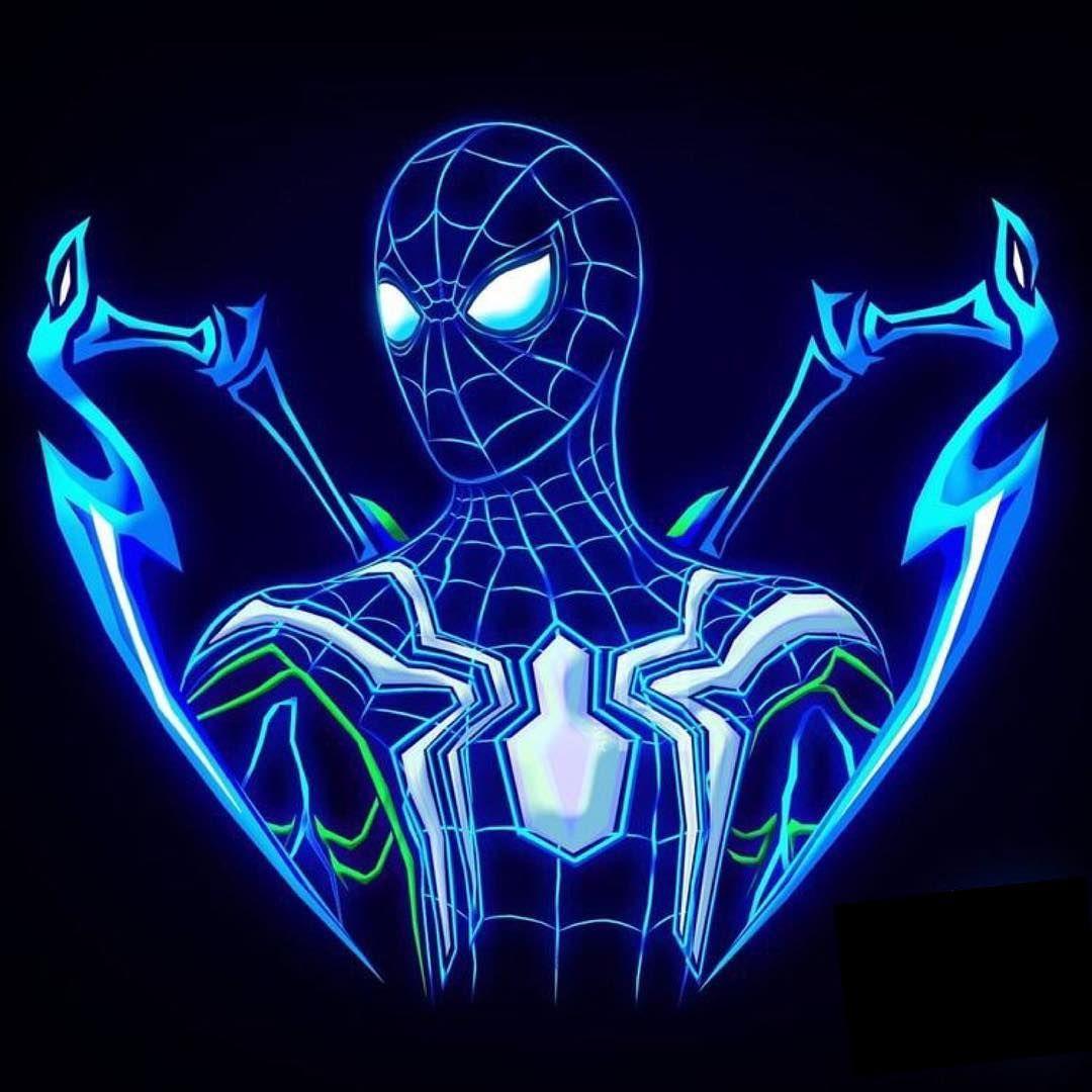 Spider-Man Neon Wallpaper