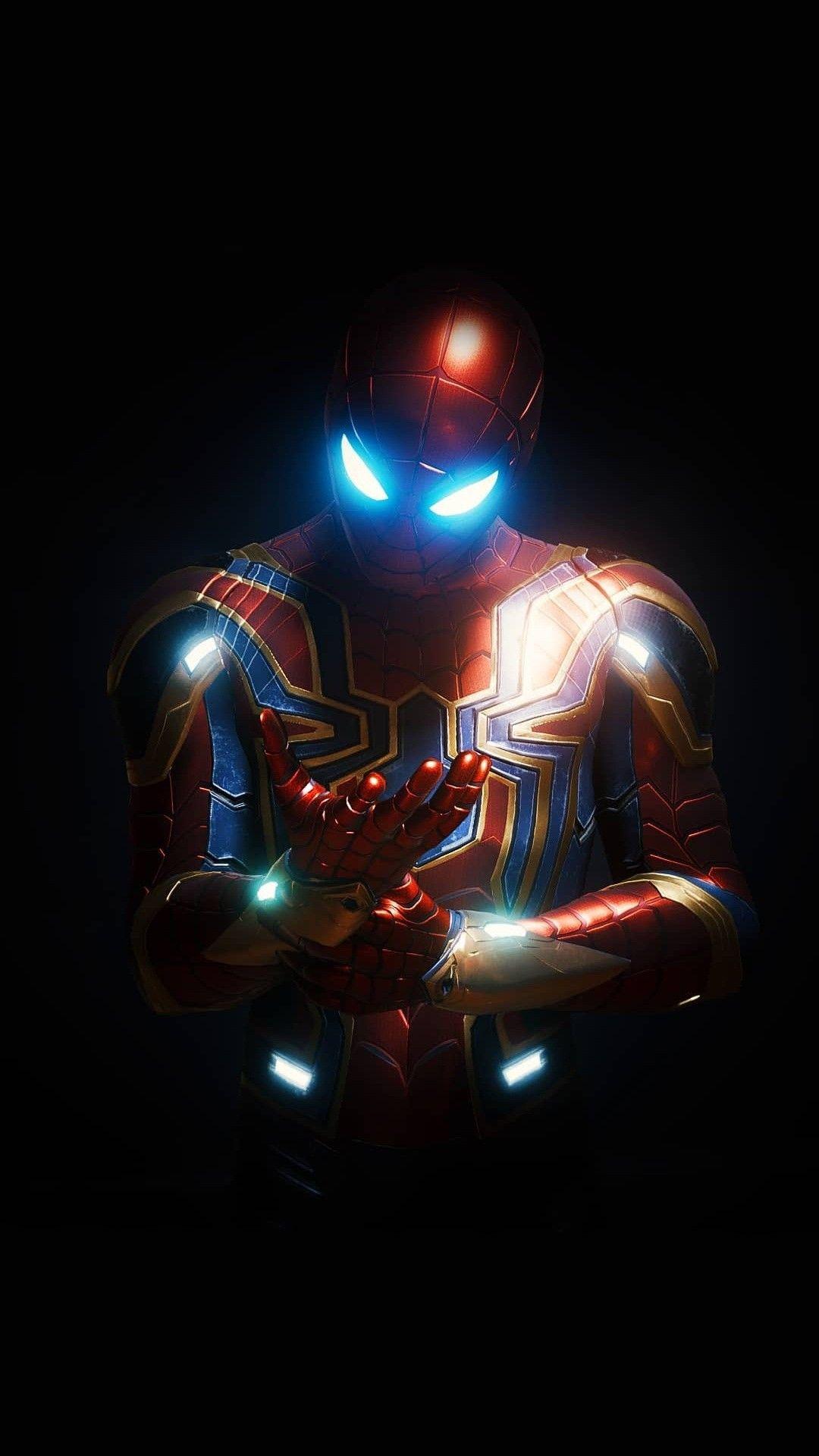 Neon Spider Man Wallpaper