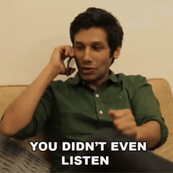 You Didn't Listen You Didn't Have To Cut Me Off Meme GIF